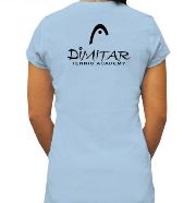 New Dimitar Tennis Academy T-Shirts - Girls - Back